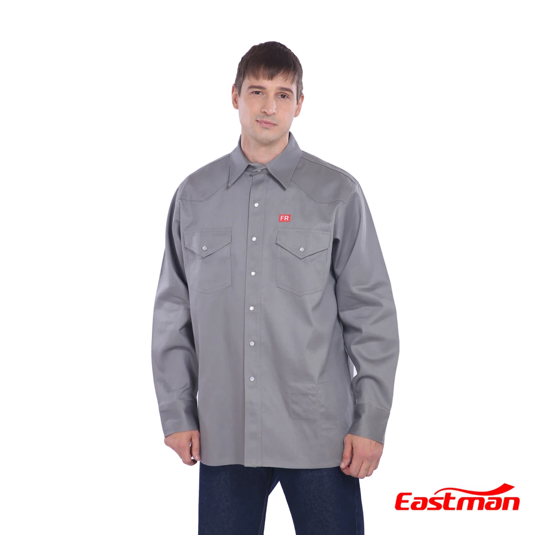 Fr Shirt Protective Workwear Flame Retardant Shirt for Worker