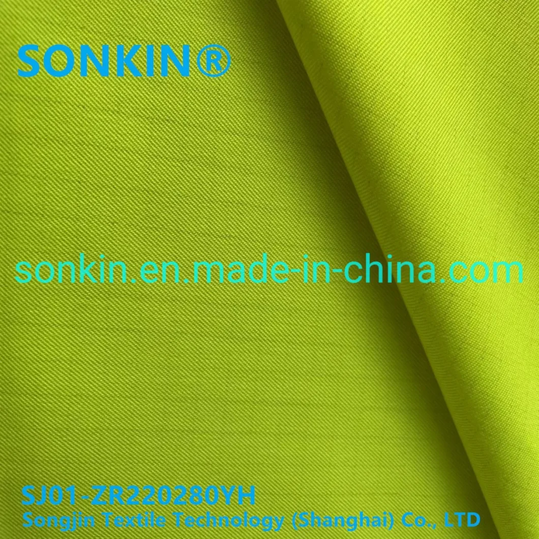 Factory Price Wholesale Modacrylic Fiber Cotton Fluorescent Flame Retardant Woven Fabric