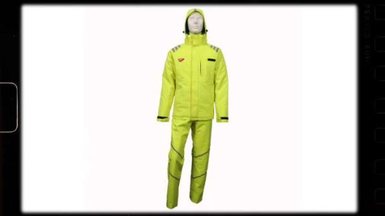 능직 안전 재킷, 방수, 내유성, 정전기 방지, 영구 fr